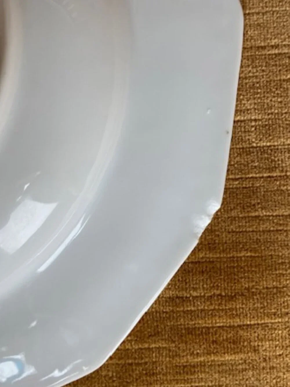 Rosenthal China Germany Continental Maria All White Rim Soup Bowls, 3, - 8 5/8